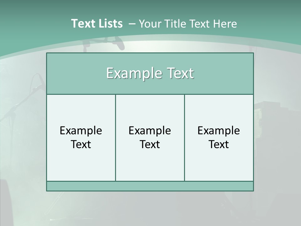 Illuminated Action Performing PowerPoint Template