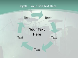 Illuminated Action Performing PowerPoint Template