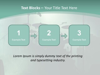 Illuminated Action Performing PowerPoint Template