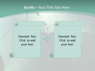 Illuminated Action Performing PowerPoint Template