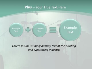 Illuminated Action Performing PowerPoint Template