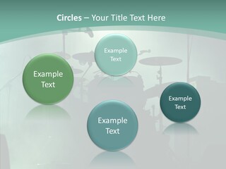 Illuminated Action Performing PowerPoint Template