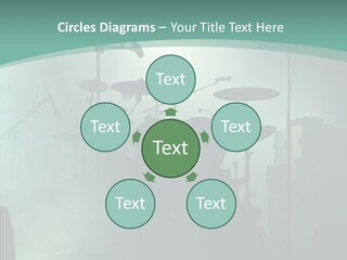 Illuminated Action Performing PowerPoint Template