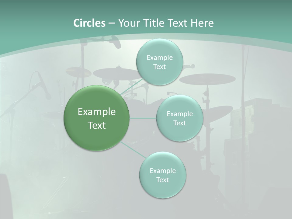 Illuminated Action Performing PowerPoint Template