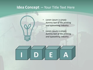 Illuminated Action Performing PowerPoint Template