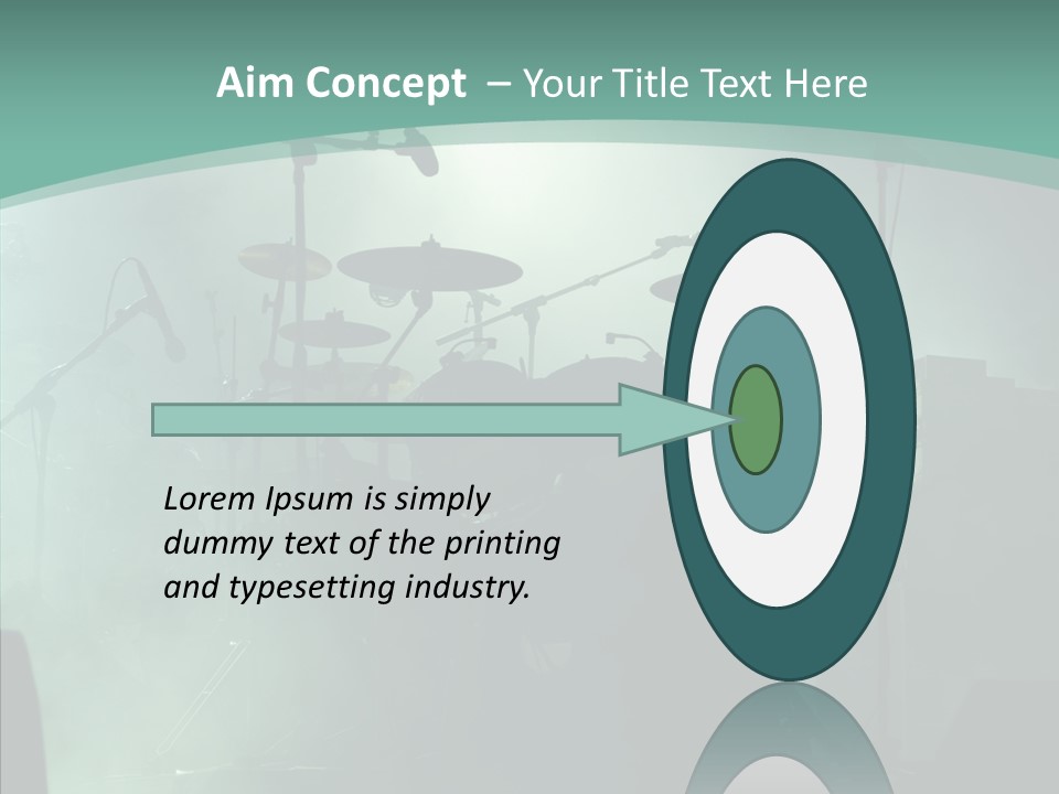 Illuminated Action Performing PowerPoint Template