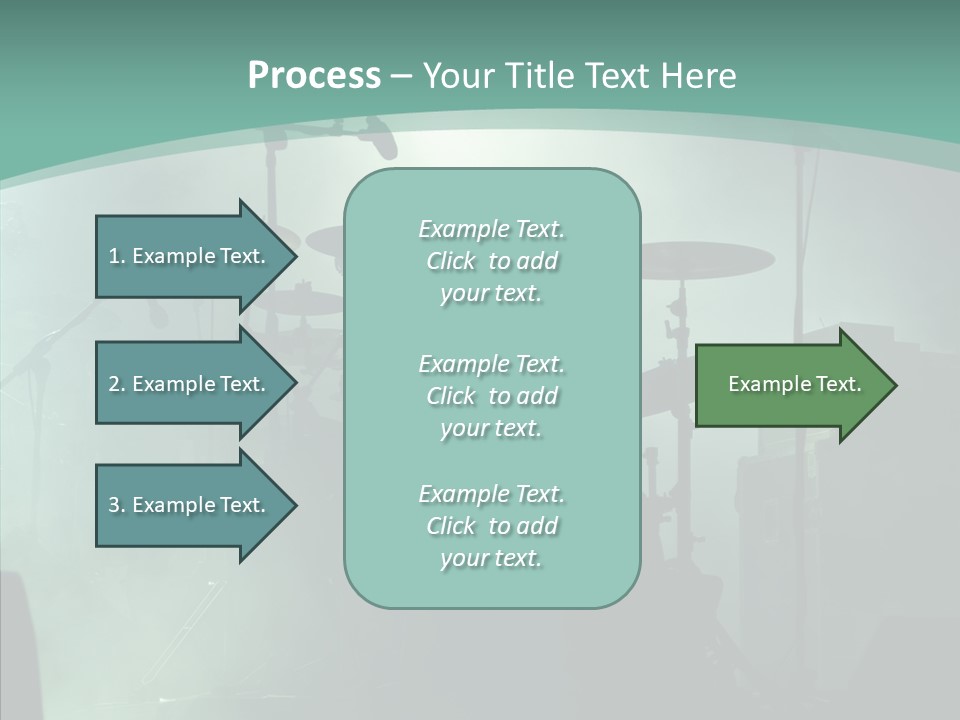 Illuminated Action Performing PowerPoint Template