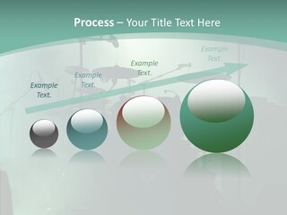 Illuminated Action Performing PowerPoint Template