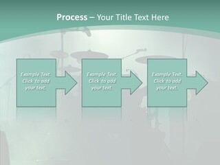 Illuminated Action Performing PowerPoint Template