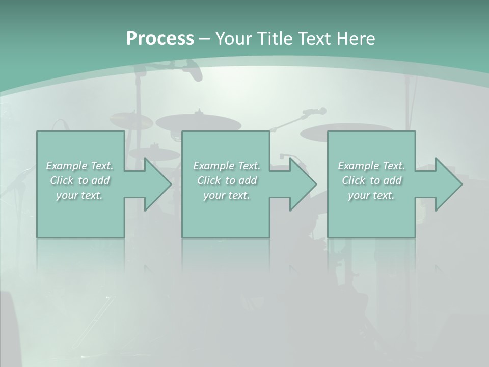 Illuminated Action Performing PowerPoint Template