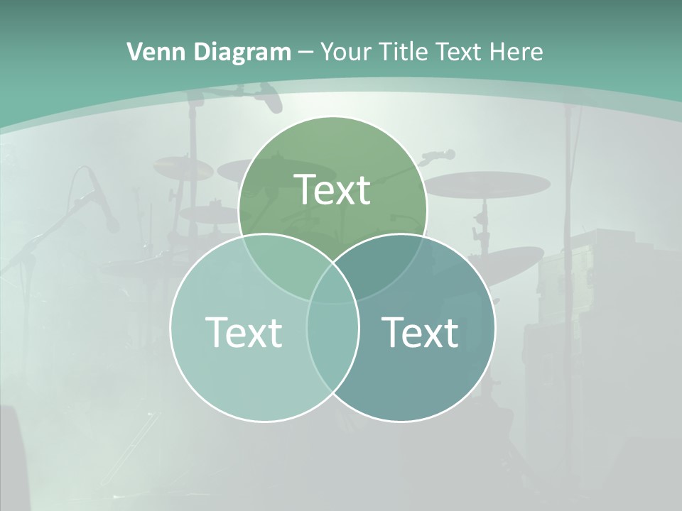 Illuminated Action Performing PowerPoint Template