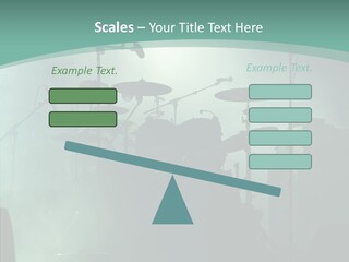 Illuminated Action Performing PowerPoint Template