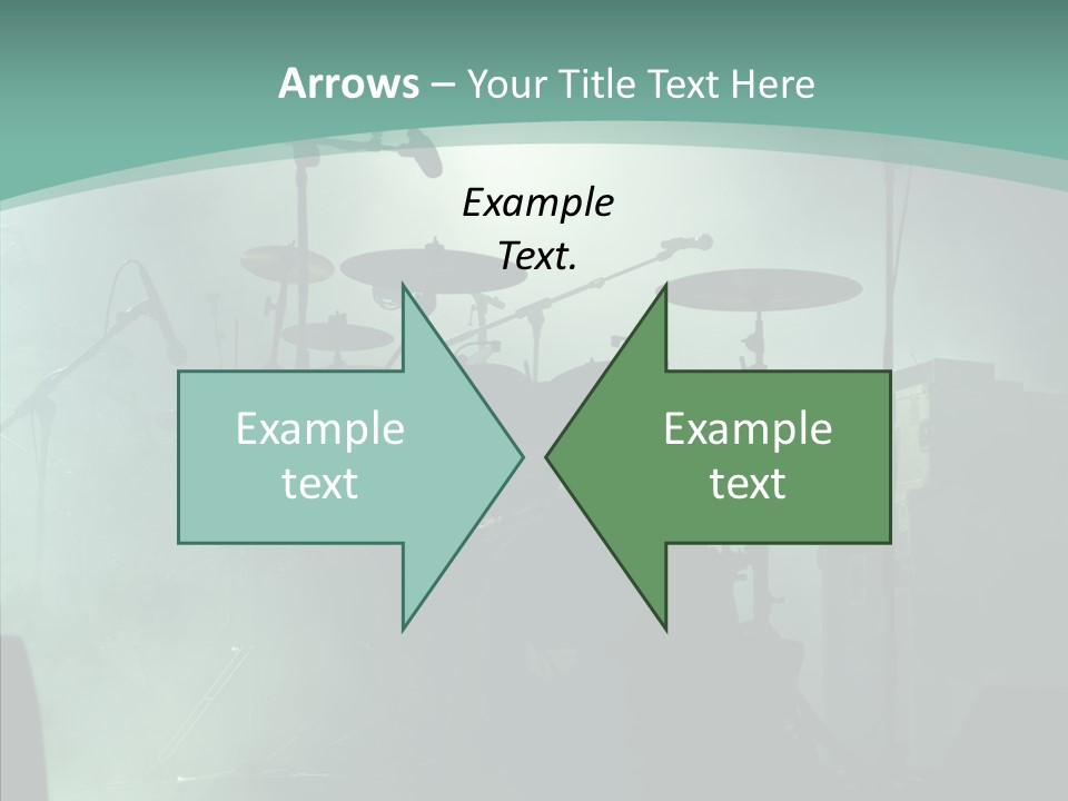 Illuminated Action Performing PowerPoint Template