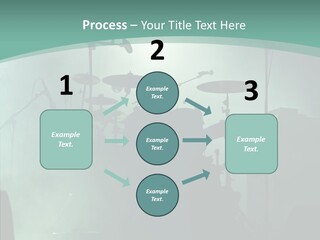Illuminated Action Performing PowerPoint Template