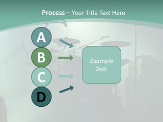 Illuminated Action Performing PowerPoint Template