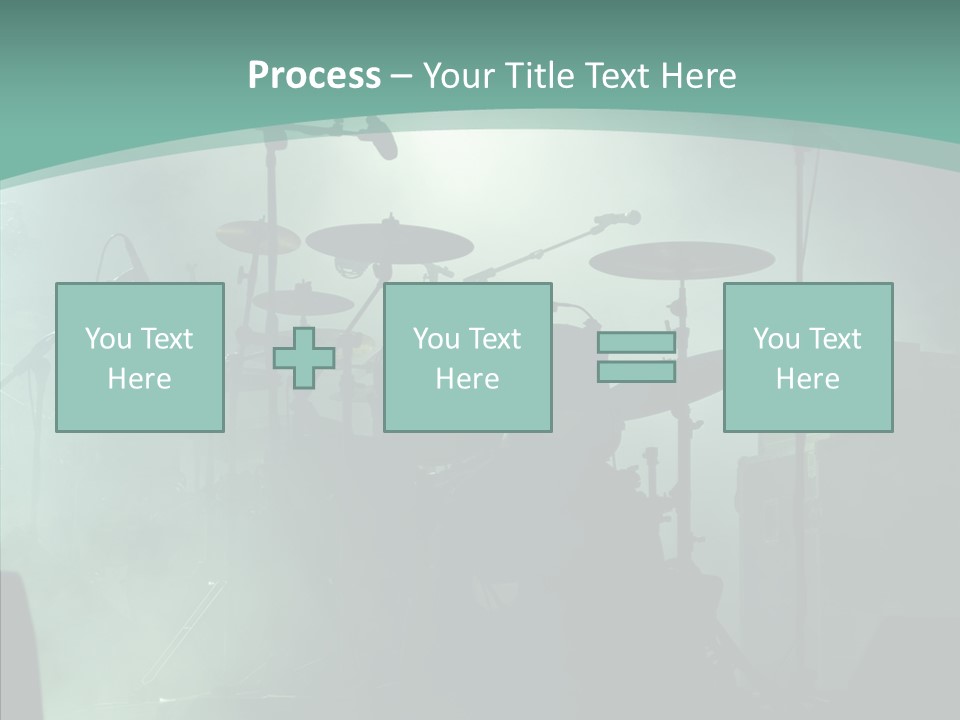 Illuminated Action Performing PowerPoint Template