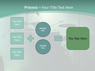 Illuminated Action Performing PowerPoint Template