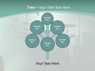 Illuminated Action Performing PowerPoint Template