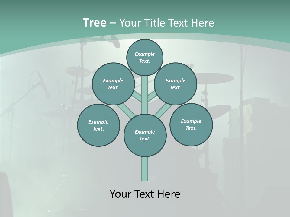 Illuminated Action Performing PowerPoint Template