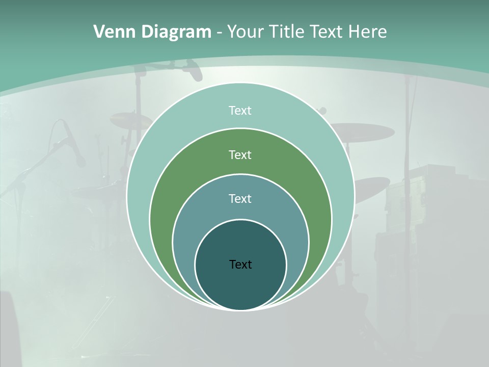 Illuminated Action Performing PowerPoint Template