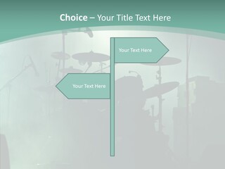 Illuminated Action Performing PowerPoint Template