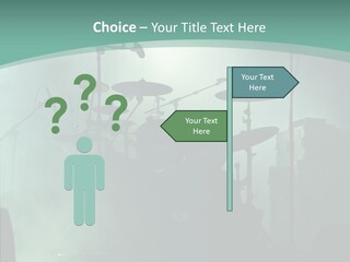 Illuminated Action Performing PowerPoint Template