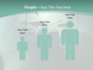 Illuminated Action Performing PowerPoint Template