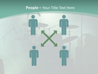 Illuminated Action Performing PowerPoint Template