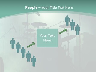 Illuminated Action Performing PowerPoint Template