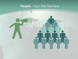 Illuminated Action Performing PowerPoint Template