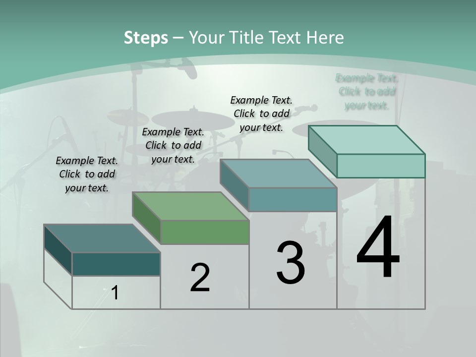 Illuminated Action Performing PowerPoint Template