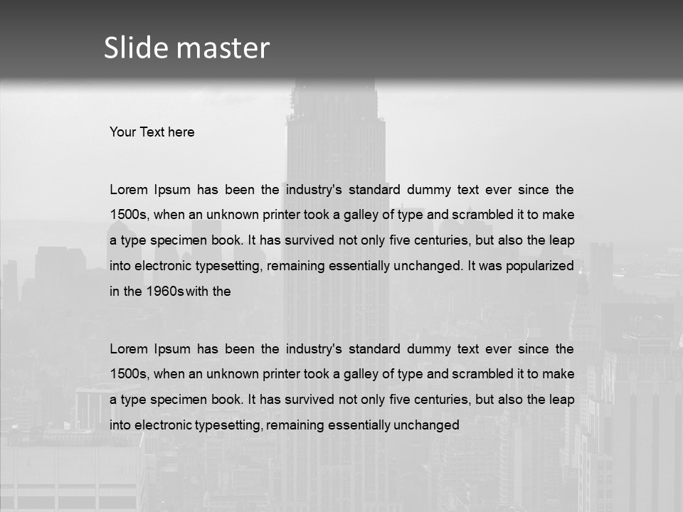 York Empire Horizon PowerPoint Template