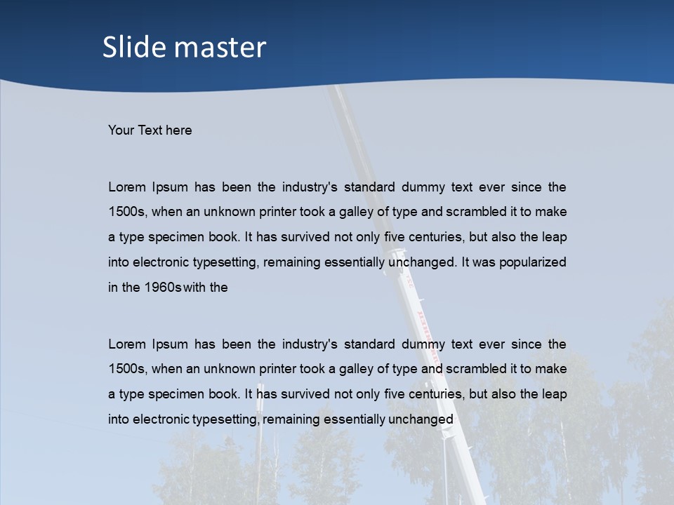 Russian Mechanical Transport PowerPoint Template