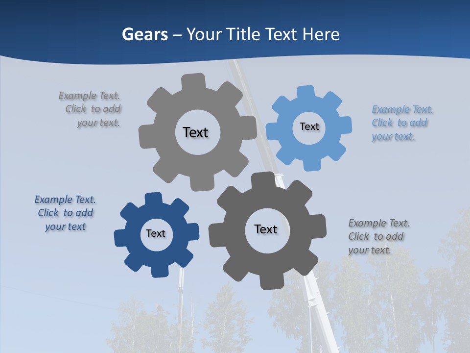 Russian Mechanical Transport PowerPoint Template