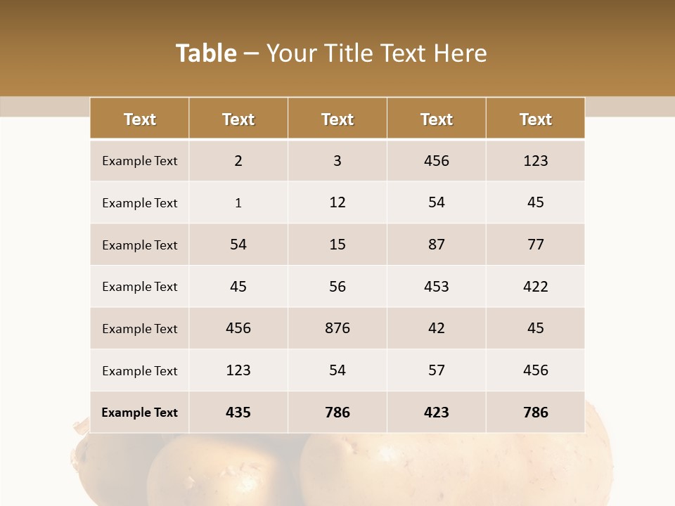Ingredient Nutrition Raw PowerPoint Template