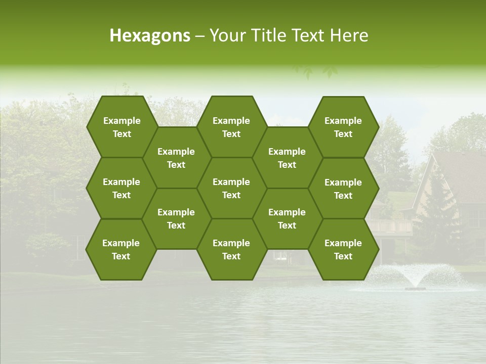 Brick Vacation Landscaping PowerPoint Template