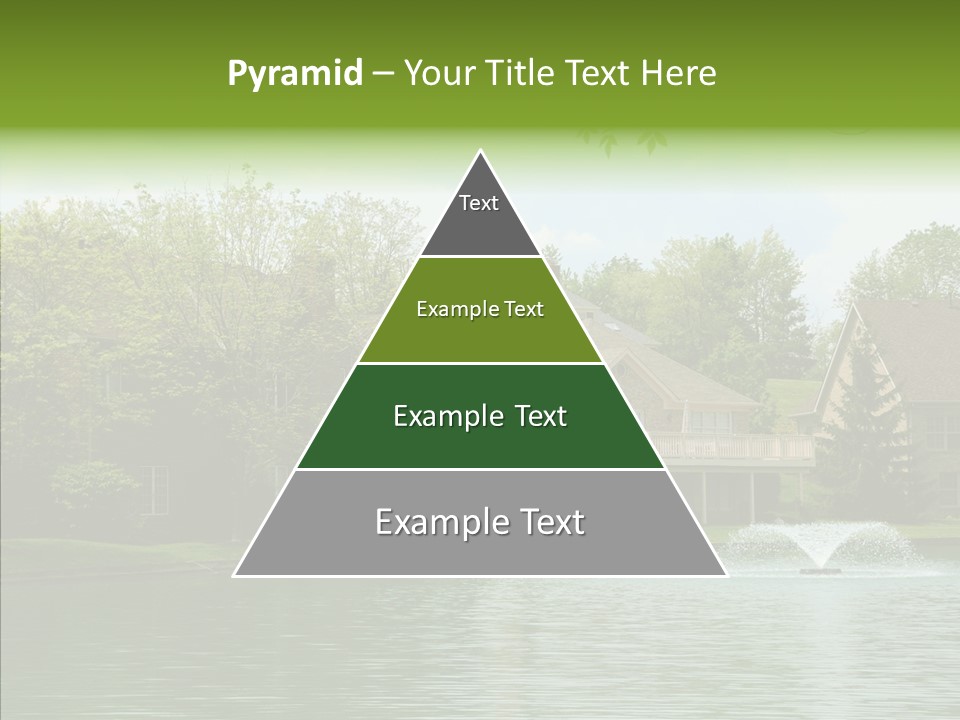 Brick Vacation Landscaping PowerPoint Template