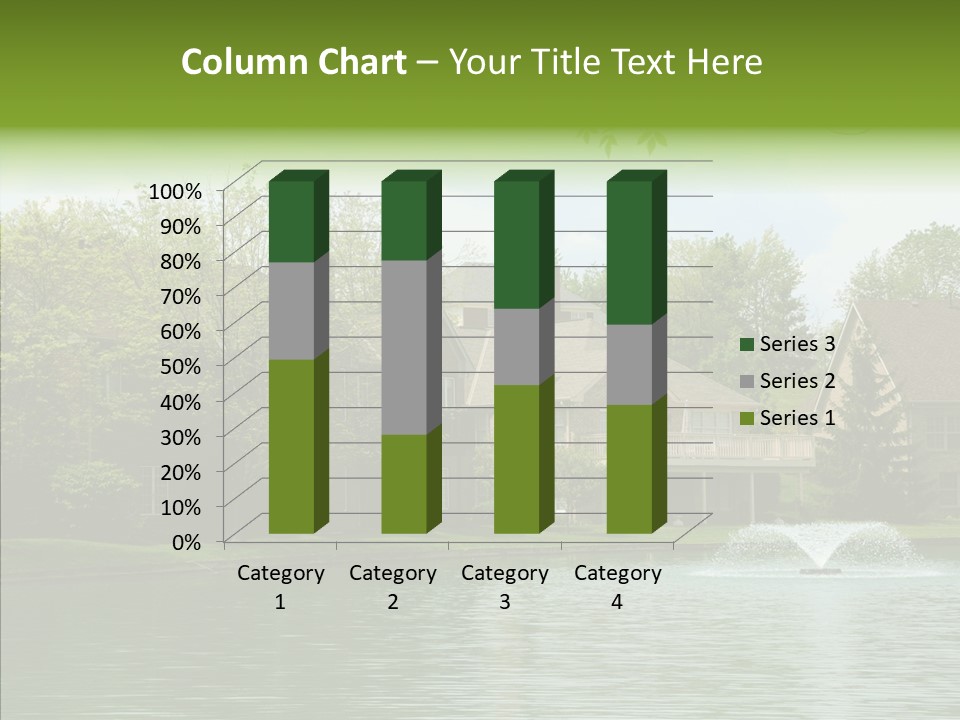 Brick Vacation Landscaping PowerPoint Template