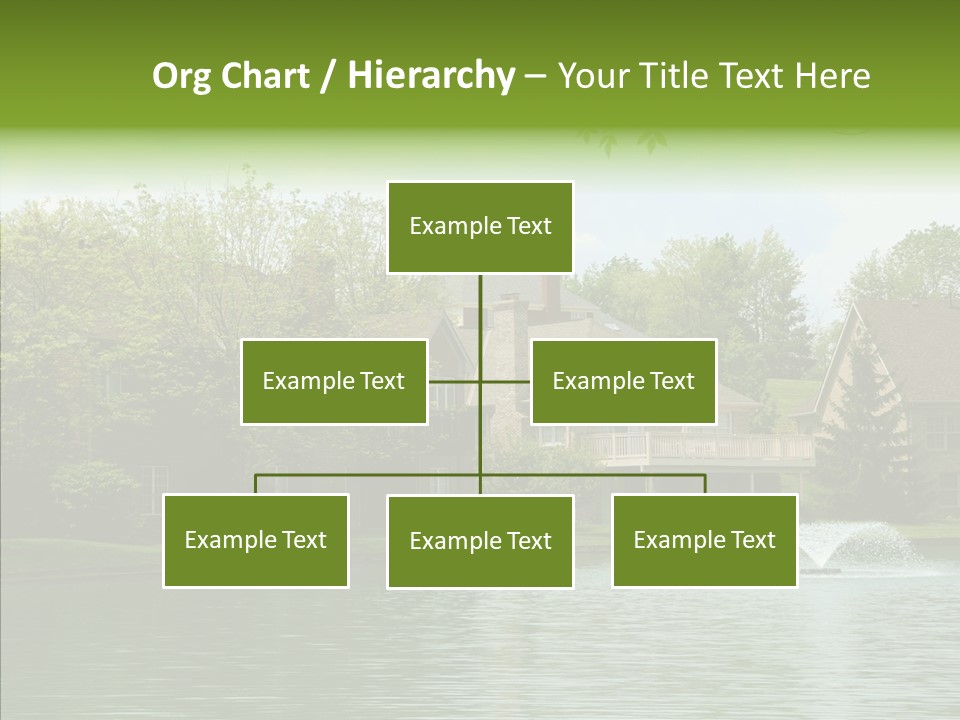 Brick Vacation Landscaping PowerPoint Template