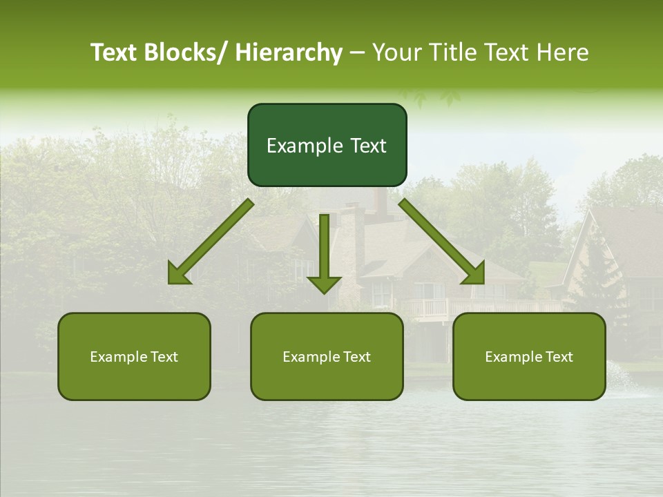 Brick Vacation Landscaping PowerPoint Template