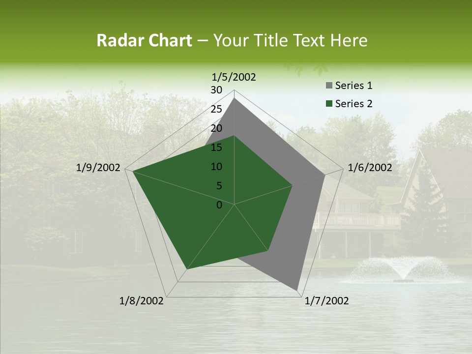 Brick Vacation Landscaping PowerPoint Template