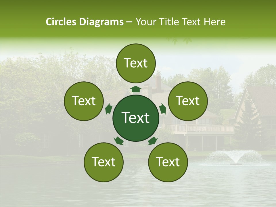 Brick Vacation Landscaping PowerPoint Template