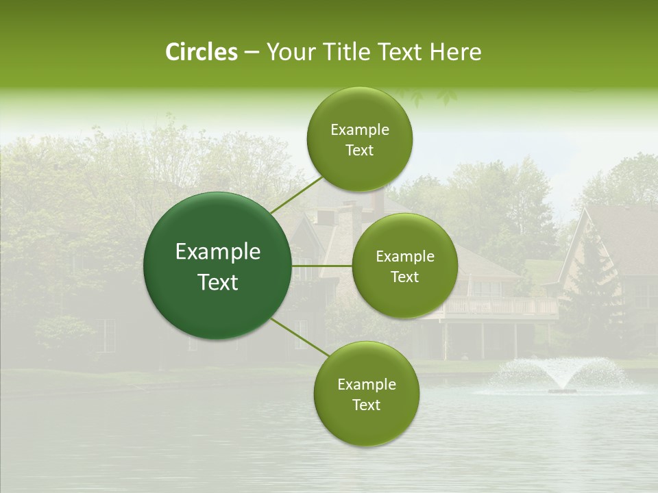 Brick Vacation Landscaping PowerPoint Template