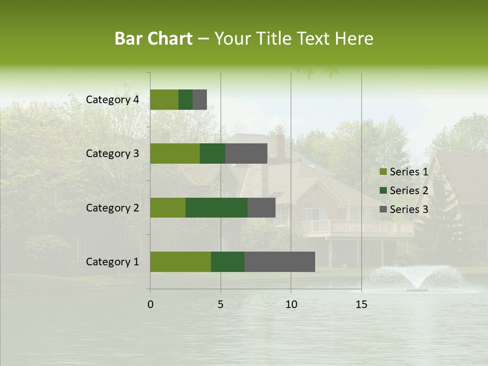 Brick Vacation Landscaping PowerPoint Template