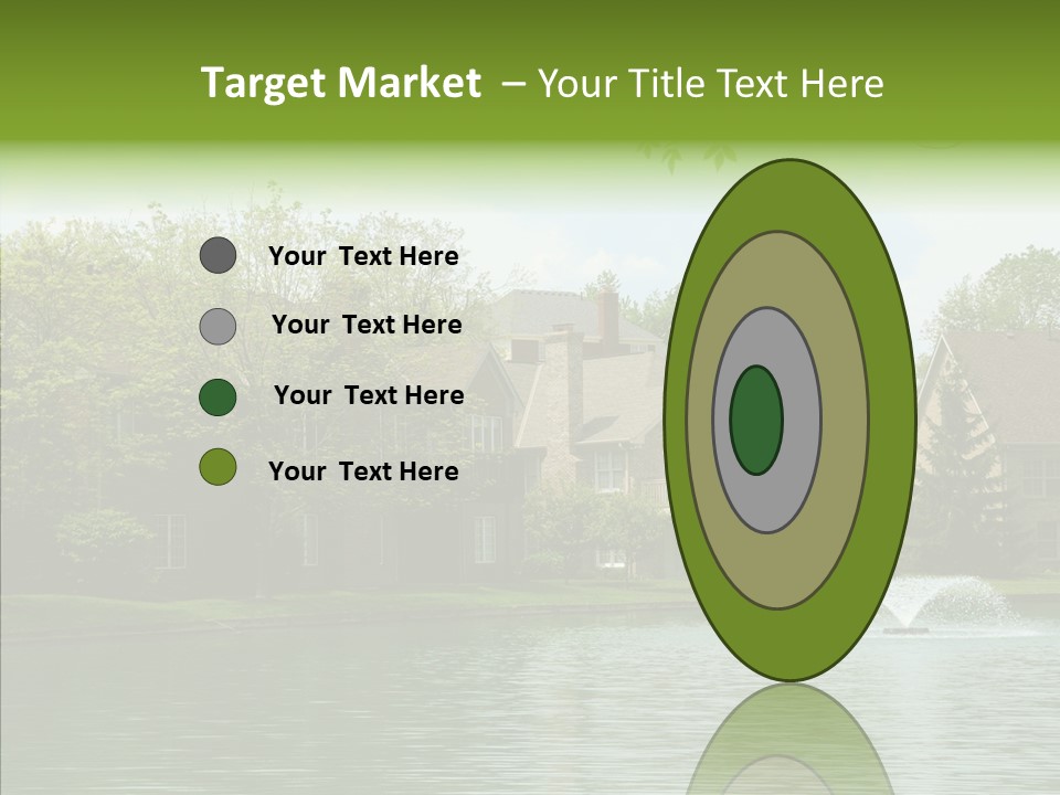 Brick Vacation Landscaping PowerPoint Template