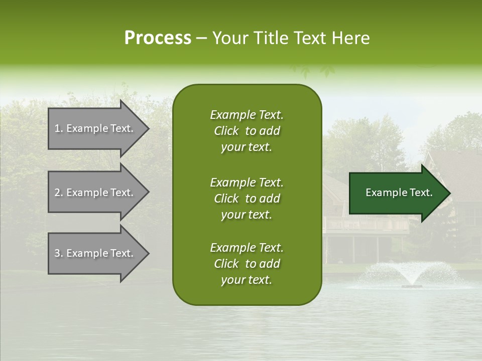 Brick Vacation Landscaping PowerPoint Template