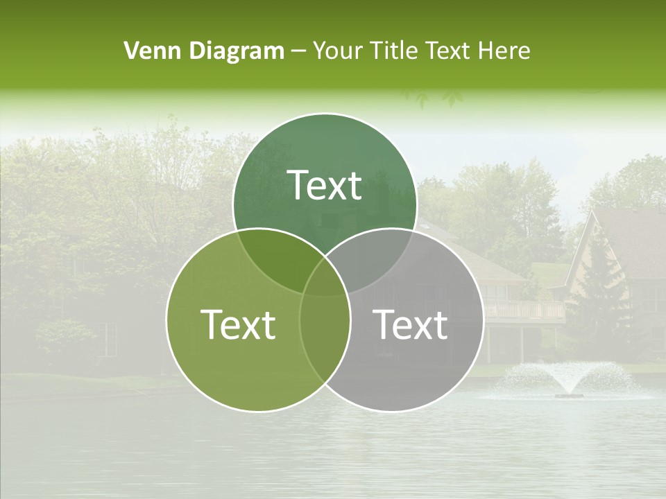 Brick Vacation Landscaping PowerPoint Template