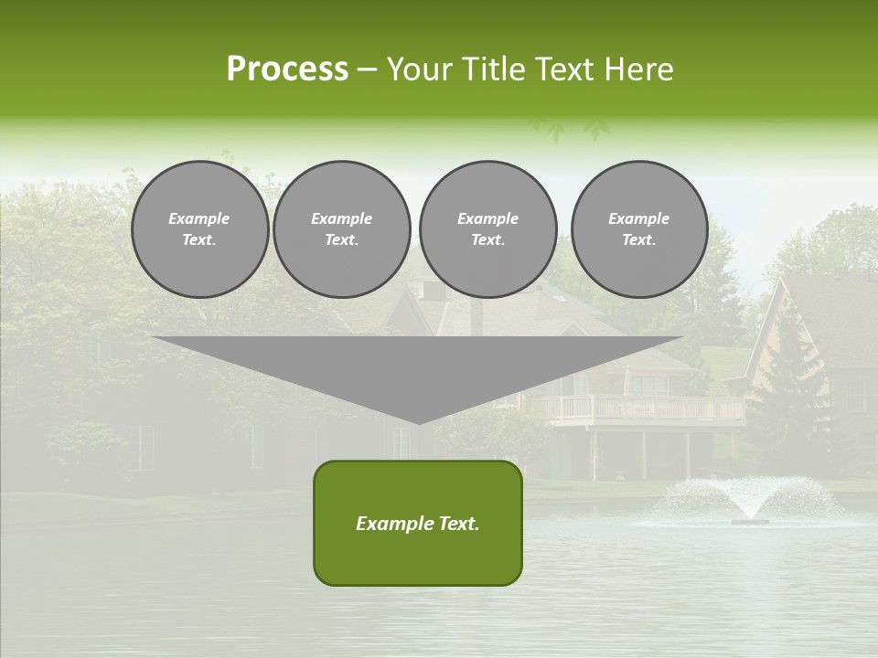 Brick Vacation Landscaping PowerPoint Template