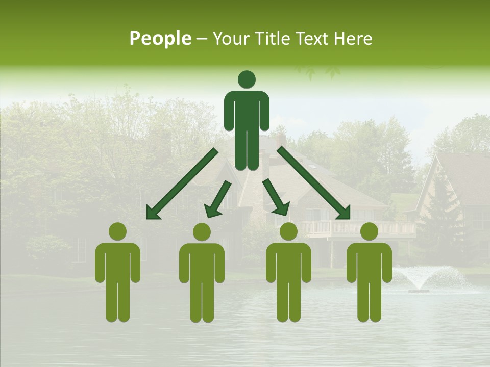 Brick Vacation Landscaping PowerPoint Template