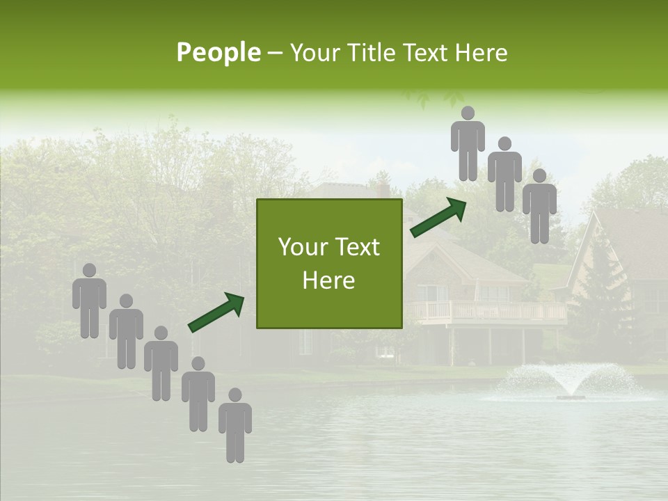 Brick Vacation Landscaping PowerPoint Template